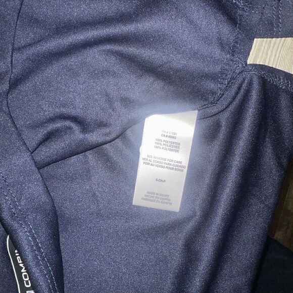 CJ Stroud Houston Texans Mens Small Combine Tee. Long Sleeve. Blue. NWT. Z - Picture 6 of 6